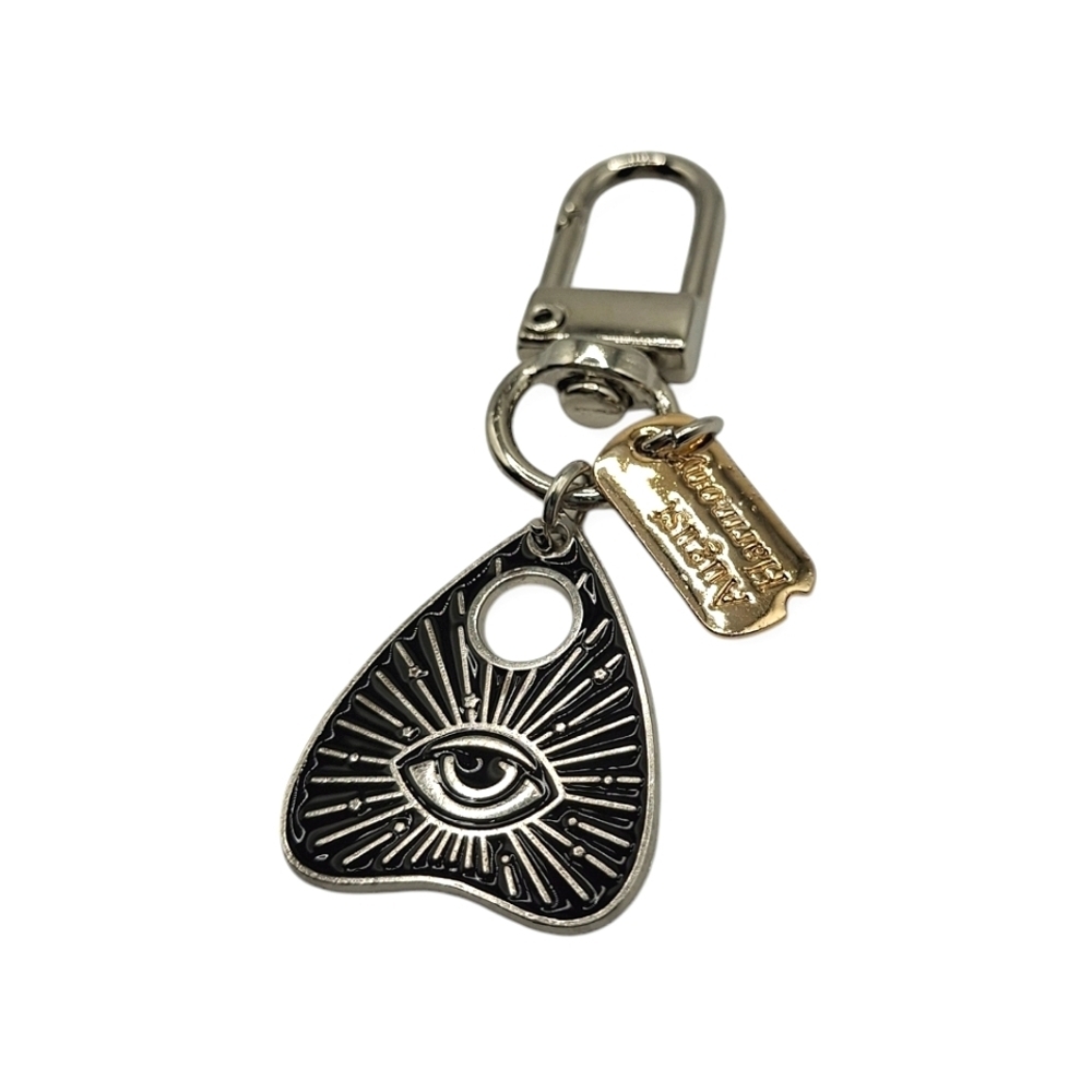 Ouija Planchette Eyeball Keychain